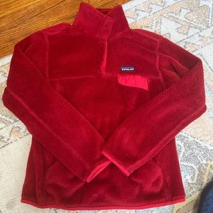 Red Patagonia Fleece - Size Small